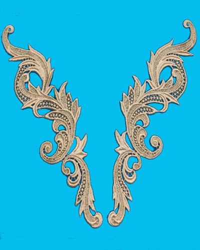 Páros csipke rátét